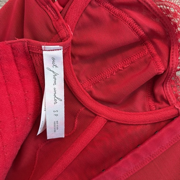 Out From Under Modern Love Corset small red - Picture 4 of 5